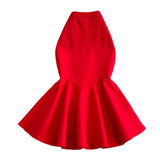 GETADME Neploe 2025 Summer Slim OL Style Hip Package Skirt Mid-length Irregular Mermaid Jupes All-match Pleated Ruffle Mujer Faldas