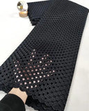 GETADME Nigerian Cord Lace Fabric 2025 High Quality African Guipure Lace French Water Soluble Lace Fabrics For Wedding Dresses