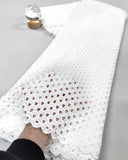 GETADME Nigerian Cord Lace Fabric 2025 High Quality African Guipure Lace French Water Soluble Lace Fabrics For Wedding Dresses