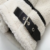GETADME PB&ZA 2024 Autumn New Women's Wear European and American Style Casual Fur One Piece Lamb Wool Contrast Color Plush Warm Jacket C
