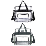 GETADME PVC Women's Bags Cosmetic bag Portable Large Capacity waterproof travel Wash bag Transparent Shoulder Bag Storage Pouch Cosmetic