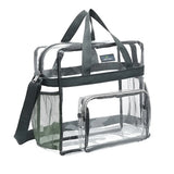 GETADME PVC Women's Bags Cosmetic bag Portable Large Capacity waterproof travel Wash bag Transparent Shoulder Bag Storage Pouch Cosmetic
