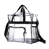 GETADME PVC Women's Bags Cosmetic bag Portable Large Capacity waterproof travel Wash bag Transparent Shoulder Bag Storage Pouch Cosmetic