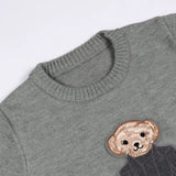 GETADME Patch Bear Cashmere Sweater Relaxed Fit Women Knit Pullover Autumn Winte Women Knitted RL Tops Lauren's Knitwear Coat Clothes