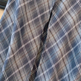 GETADME Plus-size women's spring summer autumn casual open skirt elastic waist loose decorative skirt commuter plaid skirt 2025 new