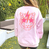 GETADME Preppy Sweatshirt Women Harajuku Clothes Sorority Sweatshirts  VSCO Fashion Streewear Tiger Hoodies Lightning Bolt Y2K Pullovers