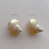 GETADME 심플 디자인 센스 내추럴 링 스파이럴 귀걸이 프렌치 레트로 바로크 과장 여성 액세서리