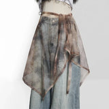 GETADME 190cm Summer Bohemian Hottie Jazz Belt Mesh Breathable Beach Outer Wear Multifunctional Waist scarf Accessories