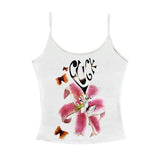 GETADME Summer Goth Punk Baby Tank Vintage Street Youthful Women Graphics Print Grunge Y2k Clothes Aesthetic Cute Slim Crop Top T-shirt