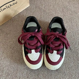 GETADME Women's Casual Shoes 2025 Spring New Fashion Cross Tied Height Increase Platform Sneakers Breathable  Comfortable Non Slip Flats