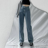 GETADME 1970s Retro Crossbody High-waist Slimming Drag-on Straight-crotch Long Pants Women Summer Cotton Material