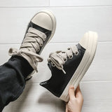 GETADME Sneakers Mens Shoes Pu Leather Summer Casual Sneakers Student Casual Shoes Low Top Women Man Vulcanize Shoes Spring Autumn