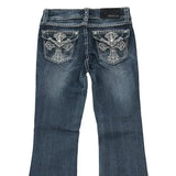 GETADME Gothic Embroidery High Waited Jeans Woman Street Harajuku Hip Hop Vintage Y2k Baggy Jeans Women Casual Black Jeans Pants Women