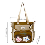 GETADME Fashionable Versatile Shoulder Bag Cute College-style Tia Bag Trendy Dopamine Crossbody Bag