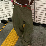 GETADME Deeptown Y2K Vintage Washed Women Jeans Harajuku Scimitar Wide Leg American Retro Denim Pants Baggy High Waisted Trousers Gyaru