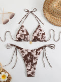 GETADME Sexy Micro Bikini Women's Swimsuit 2025 Trend Female Swimwear Two-piece Thong Bikinis Sets Beach Wear Swimming for Bathing Suit
