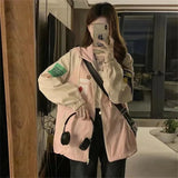 GETADME 2025 New Spring And Autumn Girl Thin Zipper Student Workwear Jacket Casual Dressing Collection Fashion Trends Versatile