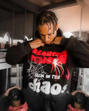 GETADME Women Y2K Hoodies Harajuku Letter Print Loose Sweatshirt Trousers Hip Hop Punk Long Sleeve Pocket Men Sweatpant Streetwear Tops