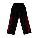 GETADME Dark Y2K Unisex Streetwear Jogger Pants Men Women Casual Loose Fit Drawstring Workout Gym Trousers Wide Leg Fitness Fashion