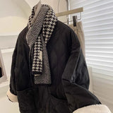 Winter Vintage Parkas Lamb Wool Lightweight Korean Fashion Coat Loose Casual Thick Warm Oversized Versatile Cotton Jacket