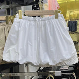 GETADME Vintage Sweet Bud Skirt Women A-line Lace-up High Waist Female Mini Skirts Faldas Ajustadas Short Skirts with Lining Dropship