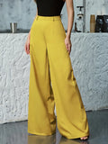 Getadme Women's High Waist Wide Leg Pants loose women's multicolor floor long wide leg pants