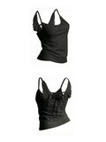 GETADME Angel Wings Vest 3D Embossed Wings Embroidery Spaghetti Strap Vest Y2K Women Gothic Fashion Summer Sexy Slim Backless Short Top