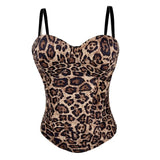 GETADME Push Up Women Sexy Gothic Flower Embroidery Corset Top Bustiers Lace Bra Lady Camis Overbust Cropped Tops Club Party Lingerie