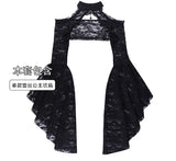 GETADME Dark Gothic Lolita Dress Women Cross Halloween Party Mini Sexy Swing A-line Punk Off Shoulder Emo Grunge Ruched Summer Vintage