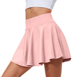GETADME Women's Stretch Yoga Pants Printed Athletic Shorts Lightweight High Waisted Skirt With Pockets Women Skirts 2025 Elegant