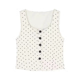 GETADME 프랑스 패션 여성 허리 랩 스타일 웨이브 도트 숏 코트 가을 레트로 클래식 리본 탑 숏 스커트 달콤한 여성 3피스 세트