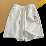 GETADME M-8XL Oversized Shorts Men Thin Casual Wide Leg Shorts Versatile Trend Loose Oversized Sports Shorts for Men