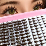 GETADME DIY Cluster Lashes 3D Natural And Anime-Style False Eyelashes Wispy Spiky Individual Eyelash Extensions