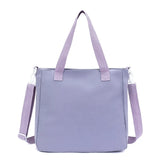 GETADME Tote Bag, Student Carrying Book Bag, Female Large Capacity Junior High School Student Tutoring Bag, Crossbody Backpack