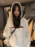 Getadme-American High Street Oversized Hoodie Women Outerwear Trendy Ins Women Autumn New Popular Loose Hooded Sweatshirt Pullover Tops
