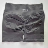 GETADME DFYNE 여름 신상품 하이바운스 고품질 피트니스 반바지 레깅스 셰이프 여성용 요가 바지 사이클링 바지 필라테스 피트니스 바지