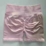 GETADME DFYNE 여름 신상품 하이바운스 고품질 피트니스 반바지 레깅스 셰이프 여성용 요가 바지 사이클링 바지 필라테스 피트니스 바지