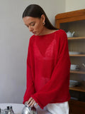 GETADME Wolfeel Women Oversized Sweater Summer Autumn Casual Fashion Loose Women Pullovers Chic White Jumper Sueter Mujer pull femme