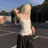 GETADME American hot girl pure desire creative back wing camisole vest summer trend slim fit women's versatile outerwear top