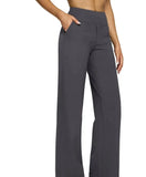 GETADME Casual Loose Straight Leg Pants Women's Summer New Arrival 2025 Pocket Detail Comfortable Fit Long Trousers Fashionable