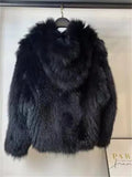 Hooded Winter Faux Fox Fur Coats Korean Fashion Furry Jacket Warm Thick Streetwear Plush Casaco Loose Casual Women New Chaquetas