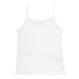 GETADME Women Sexy Spaghetti Strap Camisoles Summer Emo Girls Sleeveless Thin Tank Top Simple Base White Crop Tops Fashion Female Undies