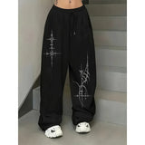 GETADME Ladies' New Street Dance Trendy Brand Sports Pants Autumn and Winter New Neutral Sports Casual Sports Pants