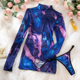 GETADME Dress Tight fitting hip hugging skirt with thin rendering and colorful high neck Green dress traffic store Party dress Sex shop
