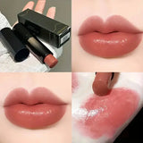 GETADME Lipstick Red Brown Lipstick Waterproof Moisturizing Mirror Lip Gloss Natural Long-Lasting Makeup Valentine's Day Gift
