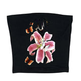 GETADME Summer Goth Punk Baby Tank Vintage Street Youthful Women Graphics Print Grunge Y2k Clothes Aesthetic Cute Slim Crop Top T-shirt