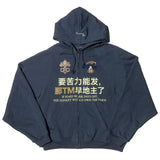 GETADME Y2K Vintage Harajuku Hoodie Women Men Chinese Letter Print Zip Up Sweatshirt Retro Graffiti Streetwear Oversized Loose Jacket
