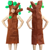GETADME Christmas Tree Halloween Costumes Kids Adults Cosplay Jumpsuit Preschool Performance TV Shows Video Program Dress Up Clothes