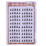 GETADME DIY Self-Adhesive Cluster Lashes 10 Rows/Box, Glue-Free Manga Style Sectioned Eyelashes Natural Look