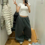 GETADME Vintage Sweatpants Women Clothes Street Hip Hop Fashion Wide Leg Pants Women Casual Loose Joggers Women Trousers